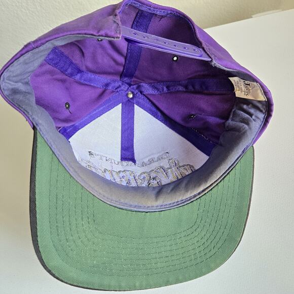 Vintage Paramounts Kings Island Graffiti Snapback Hat Cap‎ Purple - Picture 6 of 8